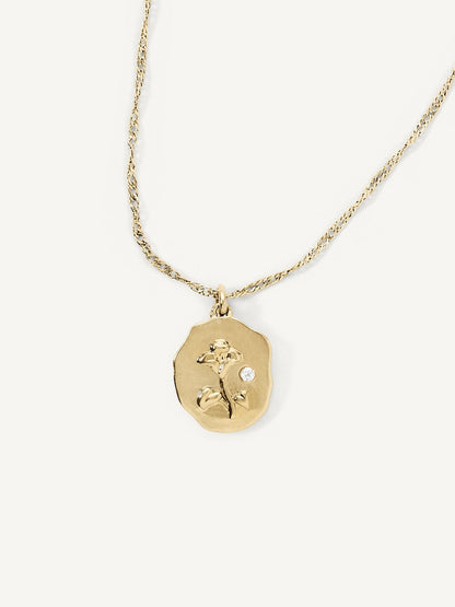 Morning Glory Pendant - September